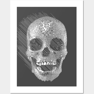 Crystal Skull ††† PixelArt Design Posters and Art